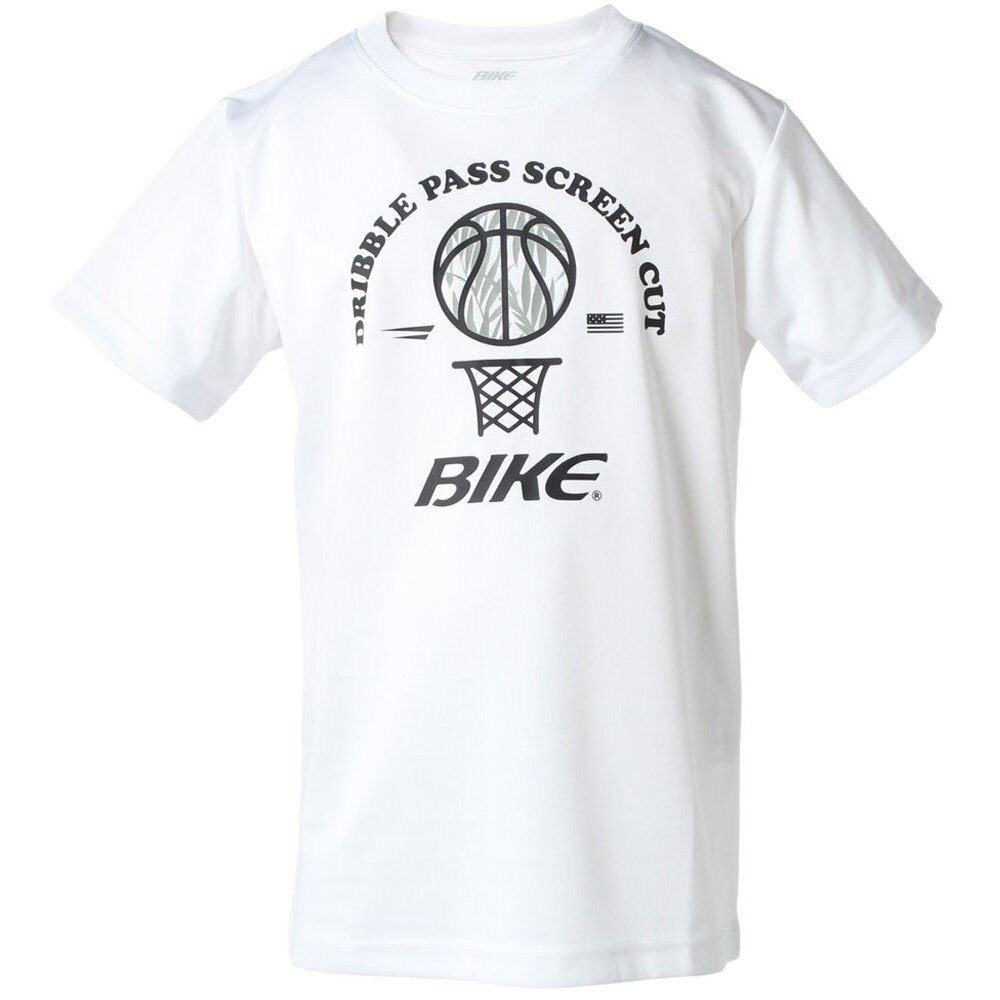 バイク（BIKE）（キッズ）バスケットボールウェア ジュニア プラクティスTシャツ BK6216-0100
