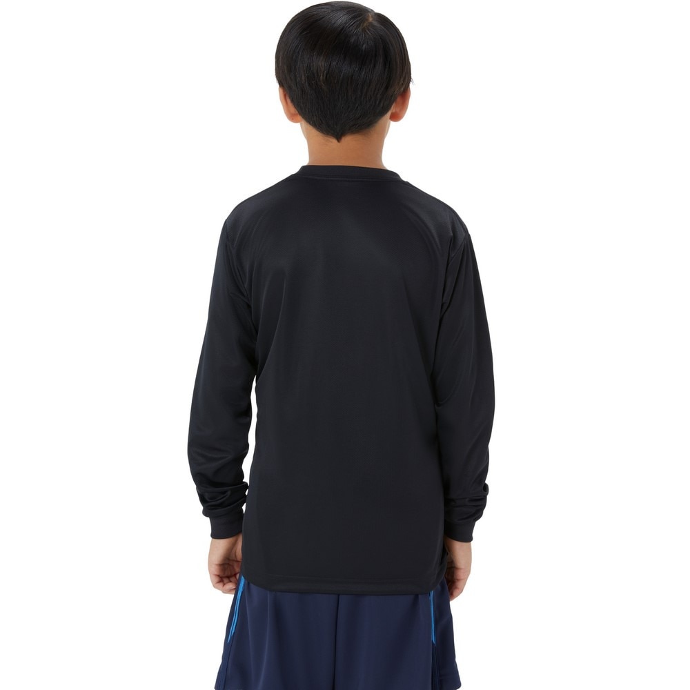 アシックス（ASICS）（キッズ）バスケットボールウェア ジュニア 長袖シャツ フロントプリントロゴ 2064A085.001