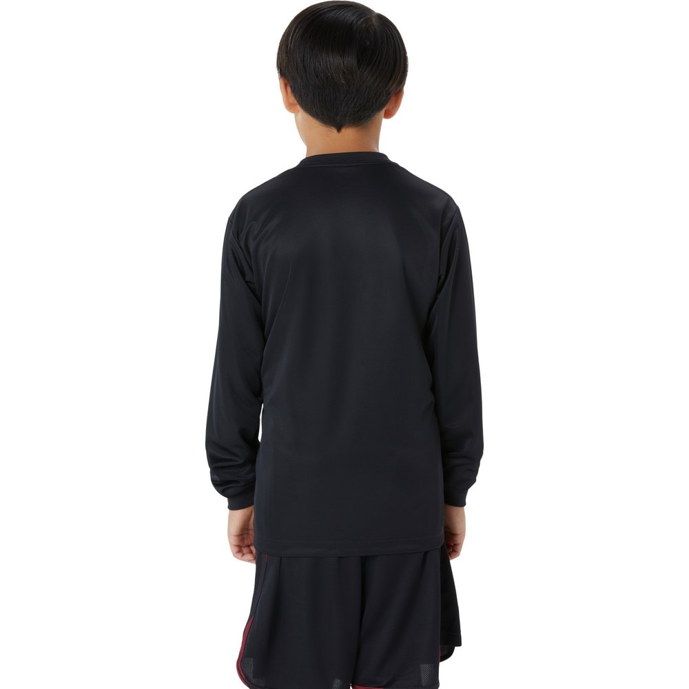 アシックス（ASICS）（キッズ）バスケットボールウェア ジュニア 長袖シャツ フロントプリントロゴ 2064A085.002
