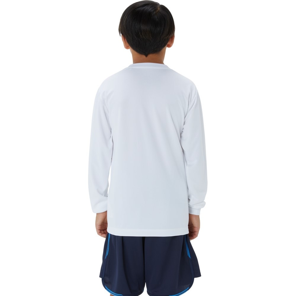 アシックス（ASICS）（キッズ）バスケットボールウェア ジュニア 長袖シャツ フロントプリントロゴ 2064A085.100