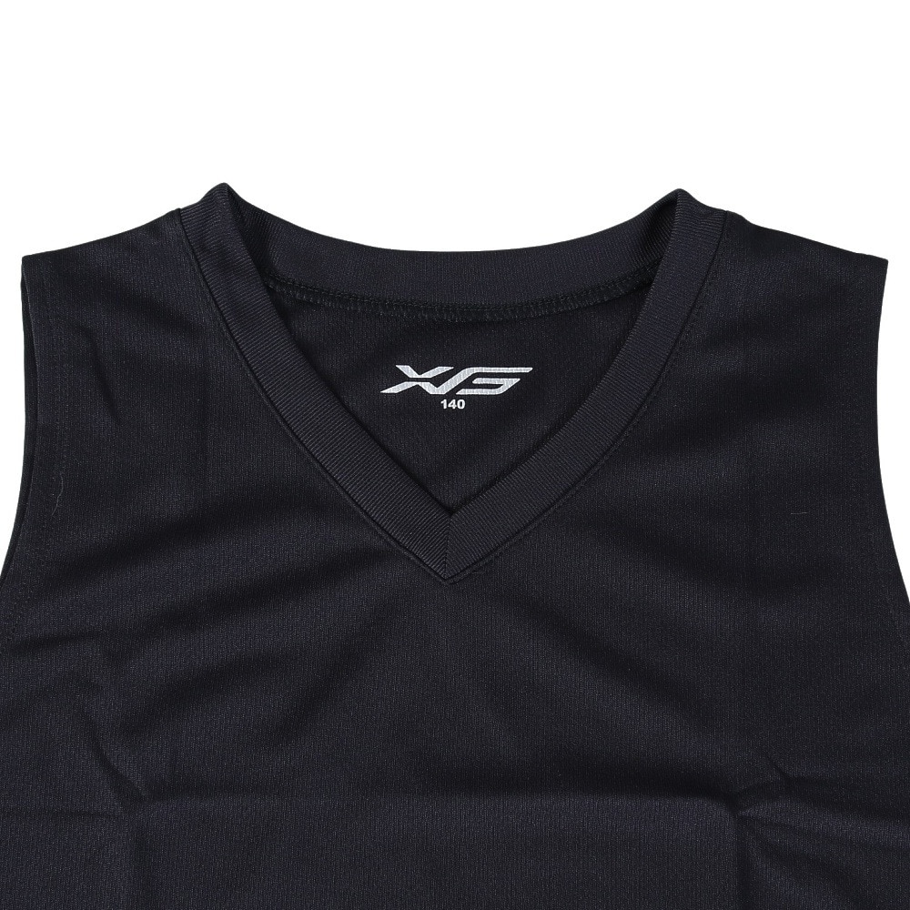エックスティーエス（XTS）（キッズ）バスケットボールウェア ジュニア ドライプラス 15 ノースリーブインナー 751TS4ES0026 BLK