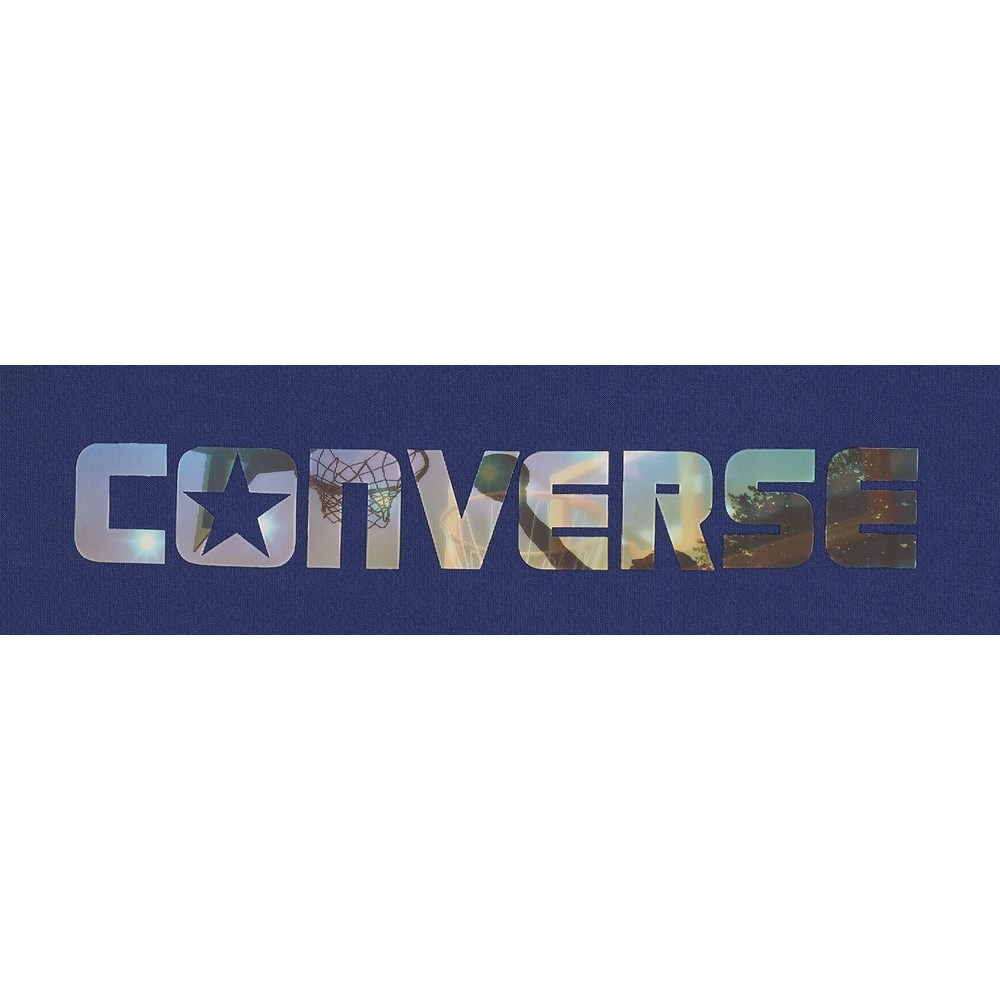コンバース（CONVERSE）（キッズ）バスケットボールウェア ジュニア プリントノースリーブシャツ CB451353-2800