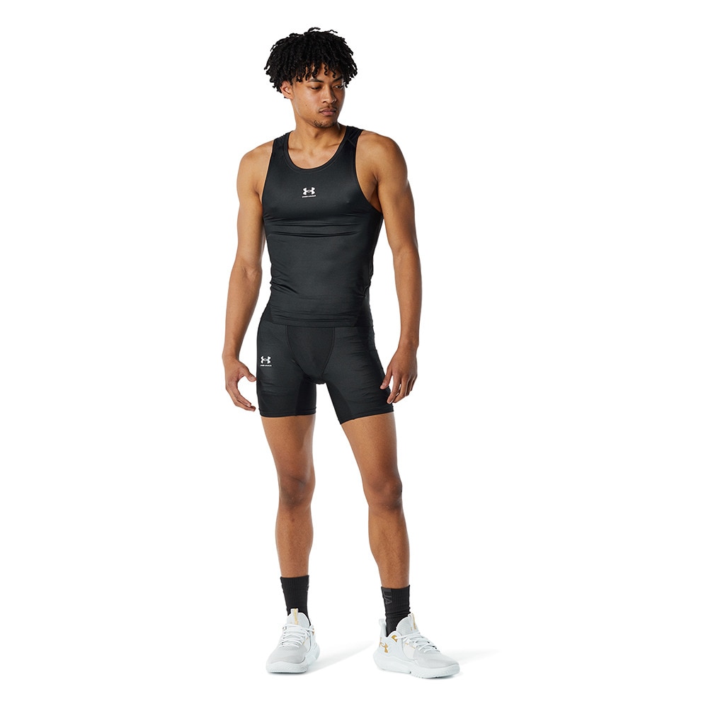 アンダーアーマー（UNDER ARMOUR）（メンズ）バスパン バスケットボール ショーツ アイソチル インナー スパッツ 1364728 001  スポーツ用品はスーパースポーツゼビオ