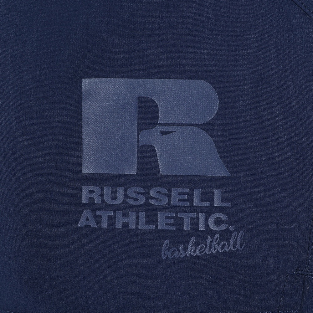 ラッセル（RUSSELL）（キッズ）バスパン バスケットボールウェア ジュニア ストレッチウーブンパンツ RBBJ21S003 NVY