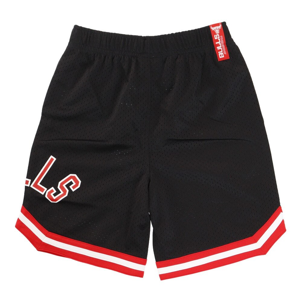 エヌビーエー（NBA）（キッズ）バスパン バスケットボールウェア ジュニア ブルズメッシュショーツ PK2B3FEET BULLS