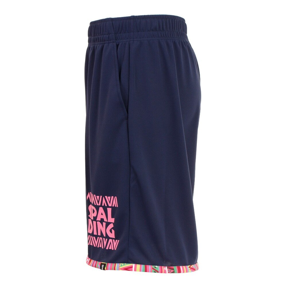 スポルディング（SPALDING）（メンズ）バスパン バスケットボールウェア UVカット バスケットボールウェア プラクティスパンツ アフリカントライバル SMP22008NV