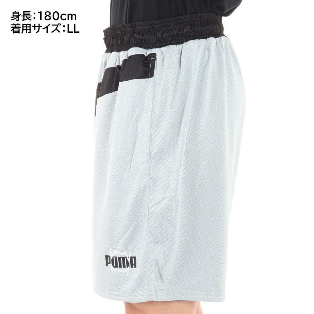プーマ（PUMA）（メンズ）バスパン バスケットボールウェア フレア ショーツ 53049111