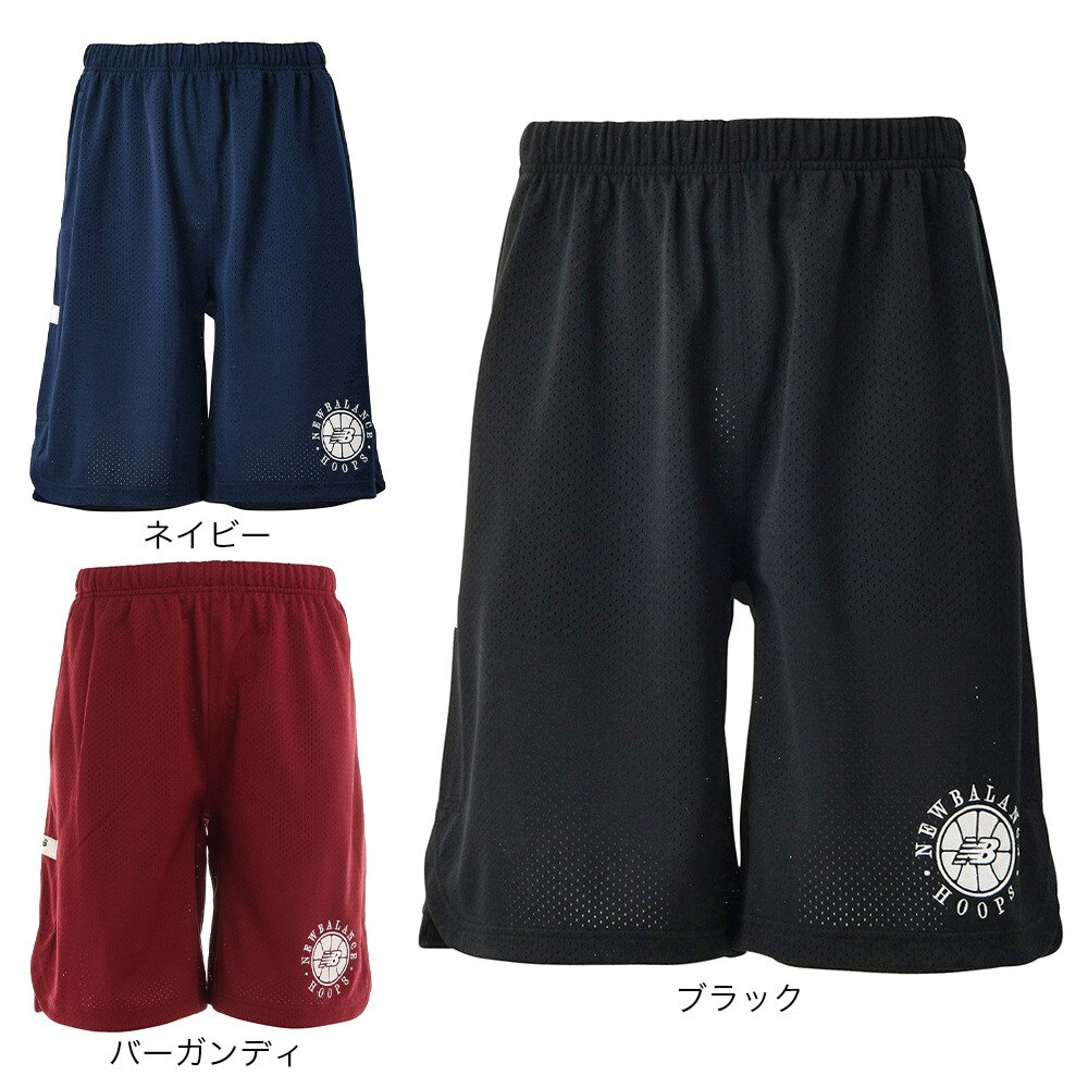 ニューバランス（new balance）（メンズ）バスパン バスケットボールウェア Knit Mesh ショートパンツ AMS25057TNV