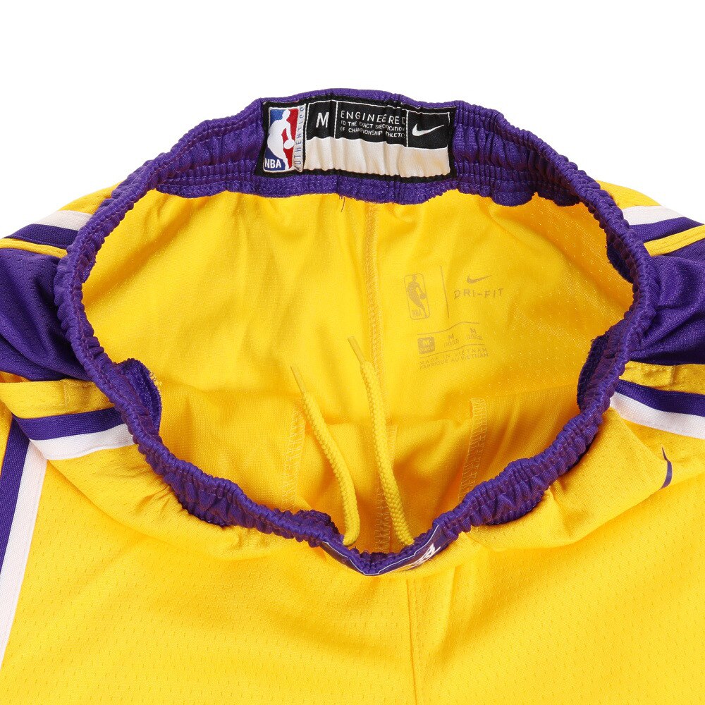 エヌビーエー（NBA）（キッズ）ジュニア バスパン バスケットボールウェア アイコンショーツ ロサンゼルス・レイカーズ Z2B7BCQL-LAKERS