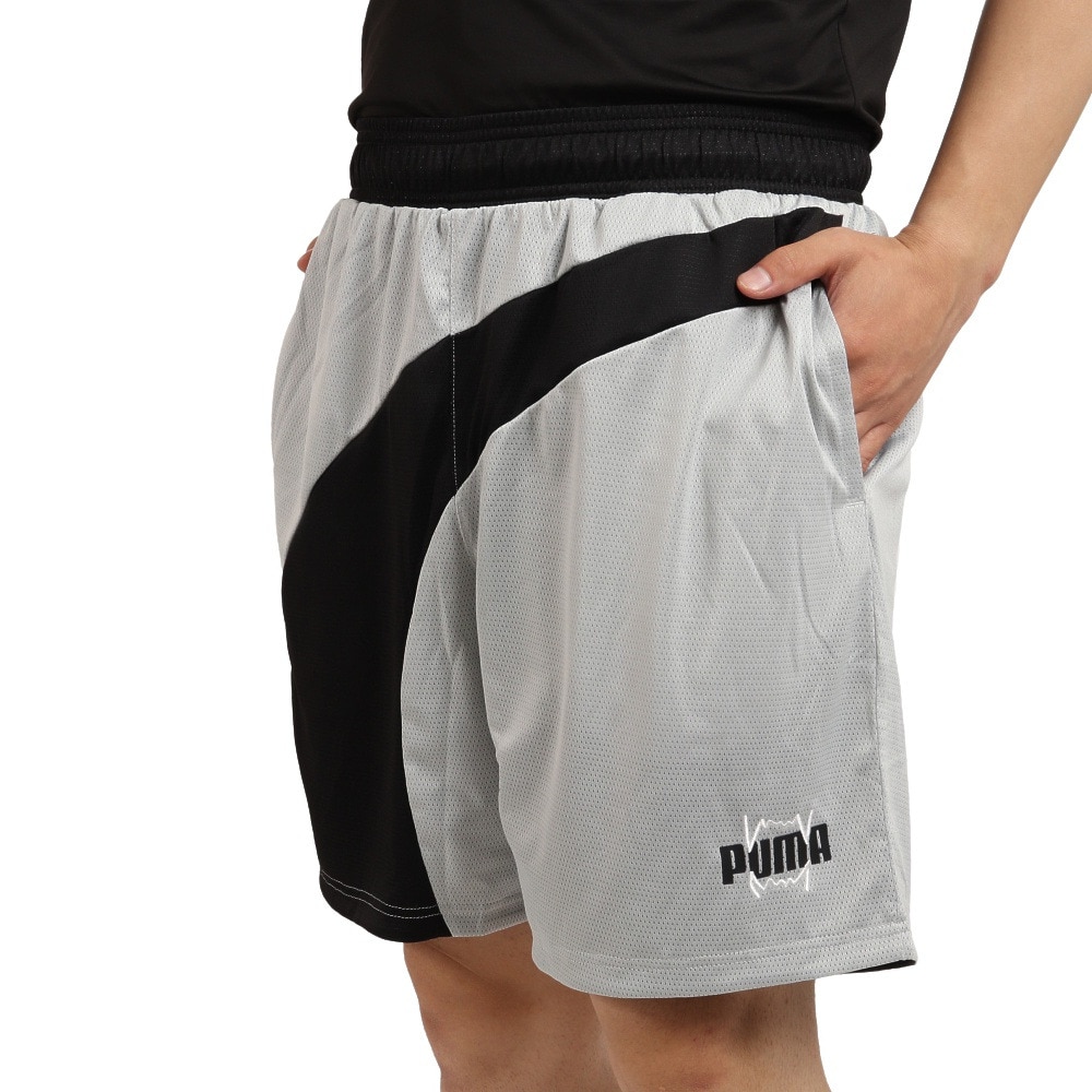 プーマ（PUMA）（メンズ）バスパン バスケットボールウェア フレア ショーツ 53049112