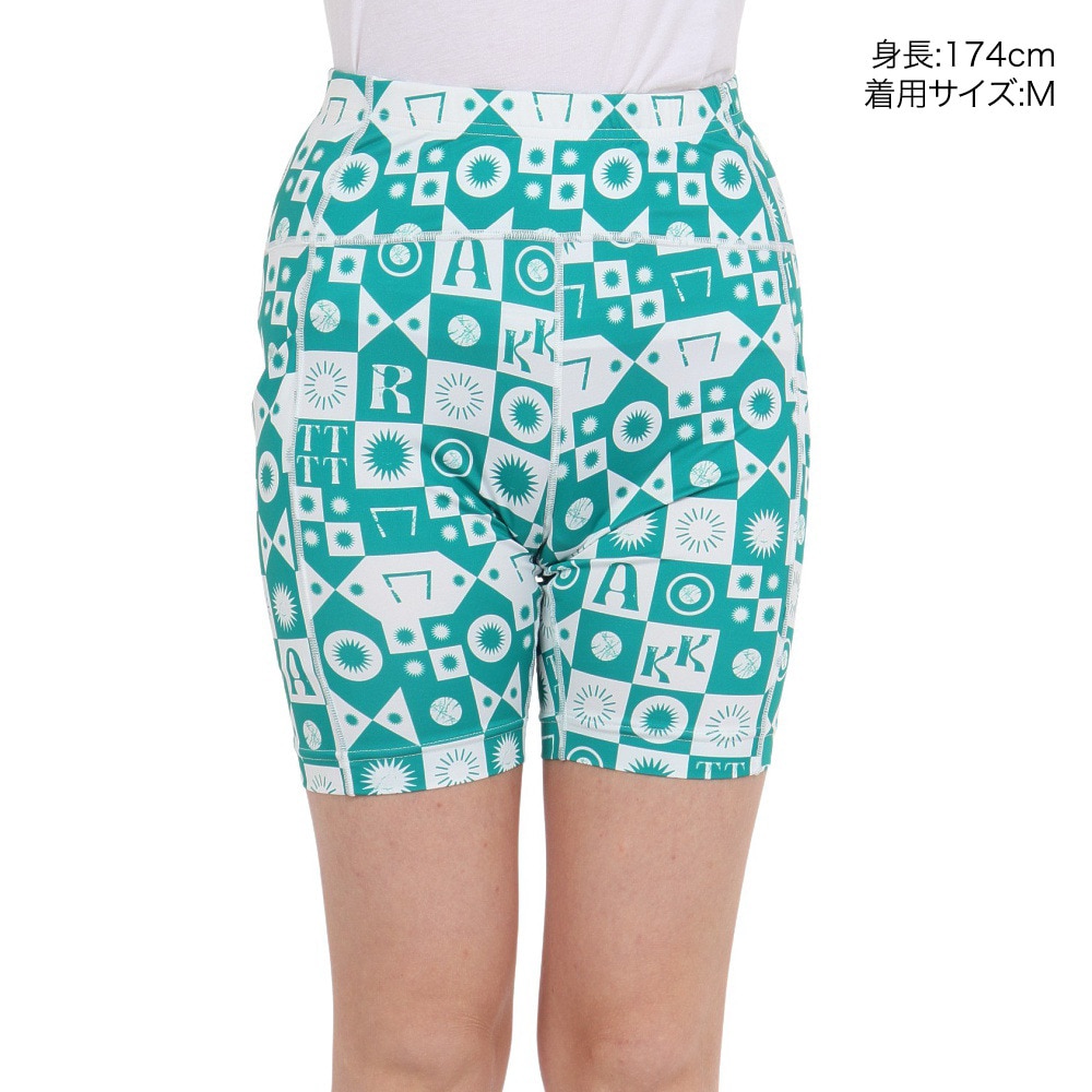 アクター（AKTR）（レディース）バスケットボールウェア DESERT DAISY BIKER ショートパンツ 222-081002 GR 速乾