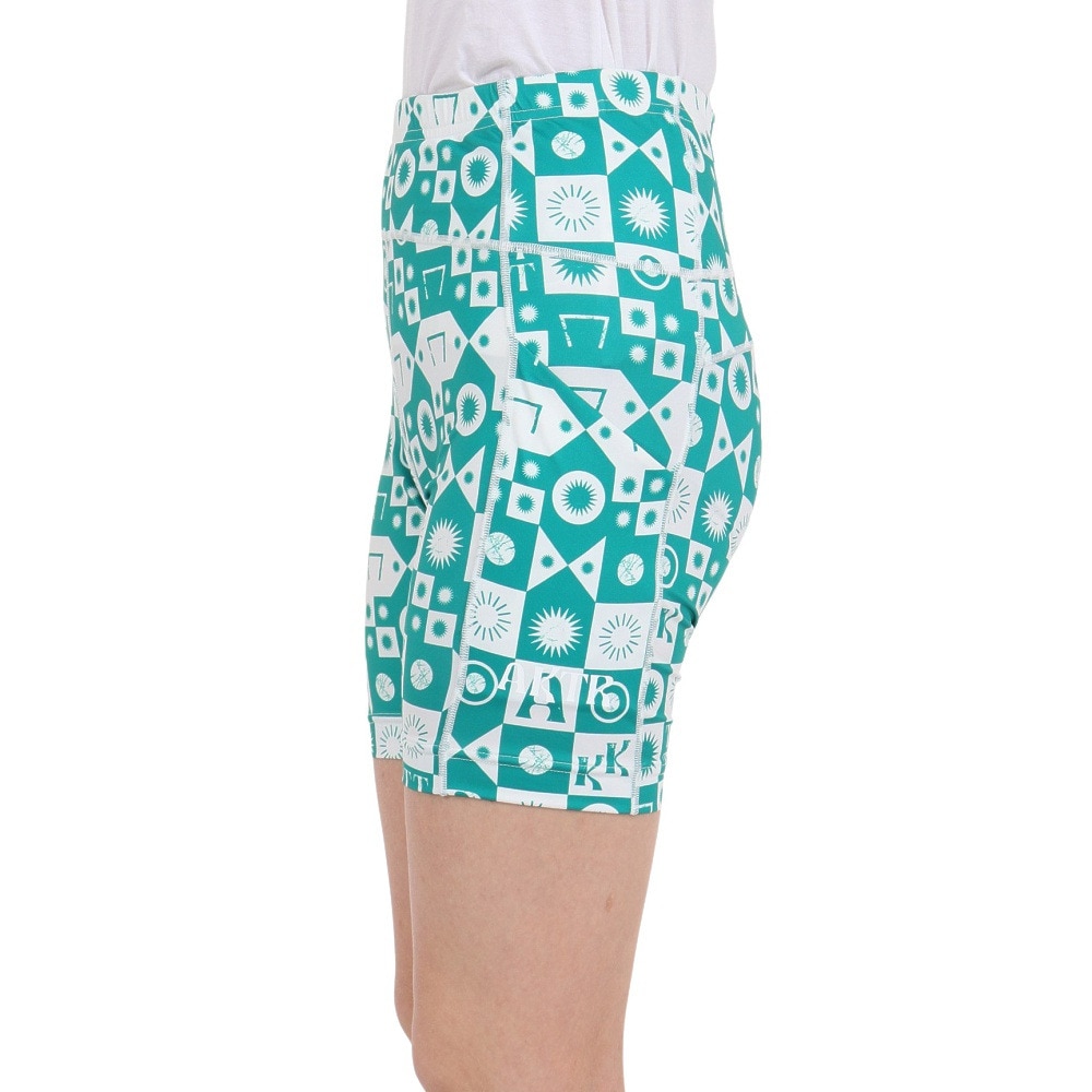 アクター（AKTR）（レディース）バスケットボールウェア DESERT DAISY BIKER ショートパンツ 222-081002 GR 速乾