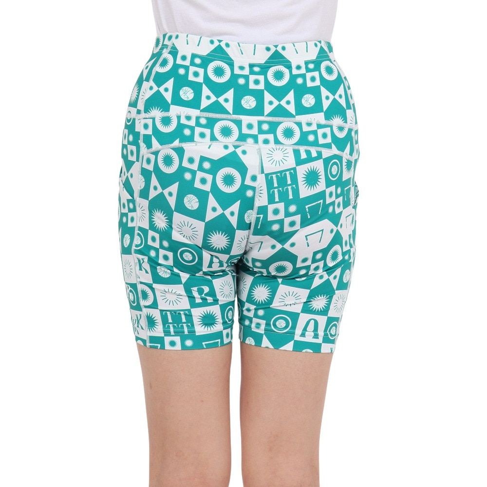 アクター（AKTR）（レディース）バスケットボールウェア DESERT DAISY BIKER ショートパンツ 222-081002 GR 速乾