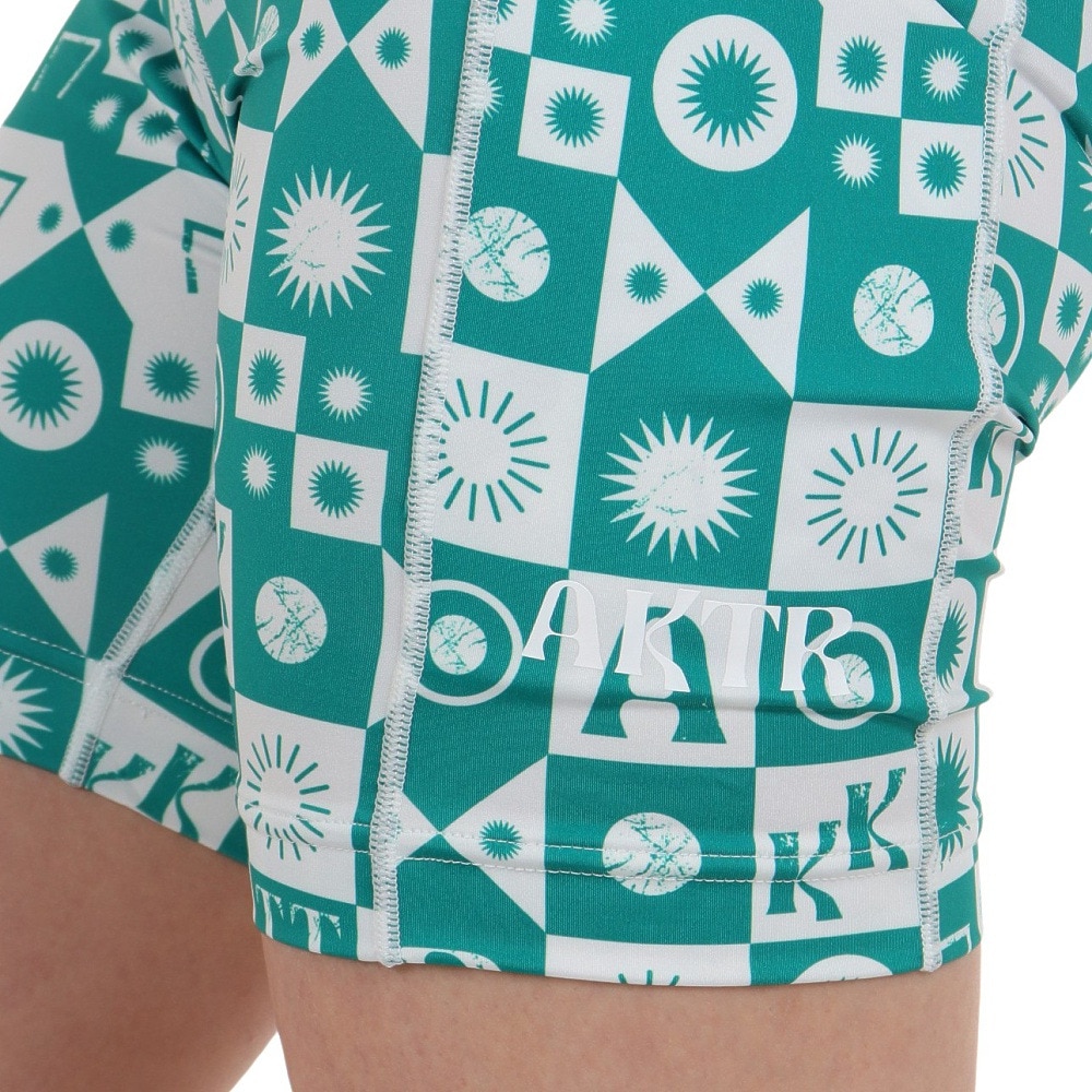 アクター（AKTR）（レディース）バスケットボールウェア DESERT DAISY BIKER ショートパンツ 222-081002 GR 速乾
