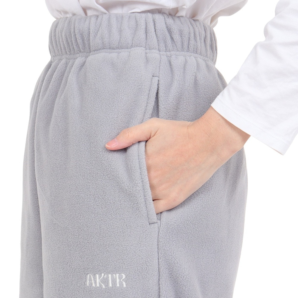 アクター（AKTR）（レディース）バスケットボールウェア DESERT DAISY FLEECE パンツ 222-082020 GY