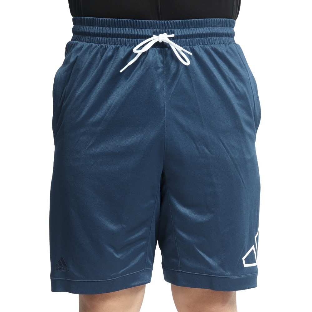 アディダス（adidas）（メンズ）バスパン バスケットボールウェア ビッグロゴ ショーツ  IUK43-GT3016