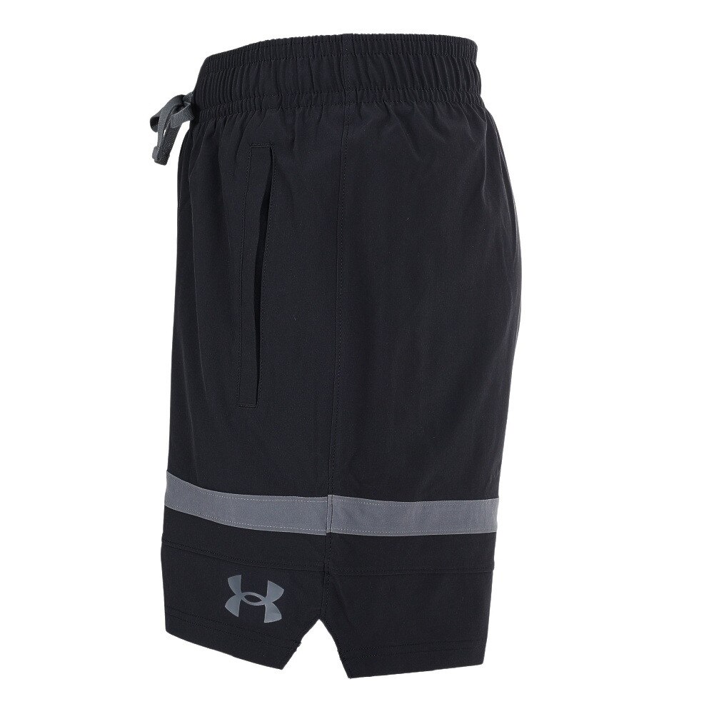 アンダーアーマー（UNDER ARMOUR）（メンズ）バスケットボールウェア バスパン Baseline Woven ショート 1377309 001