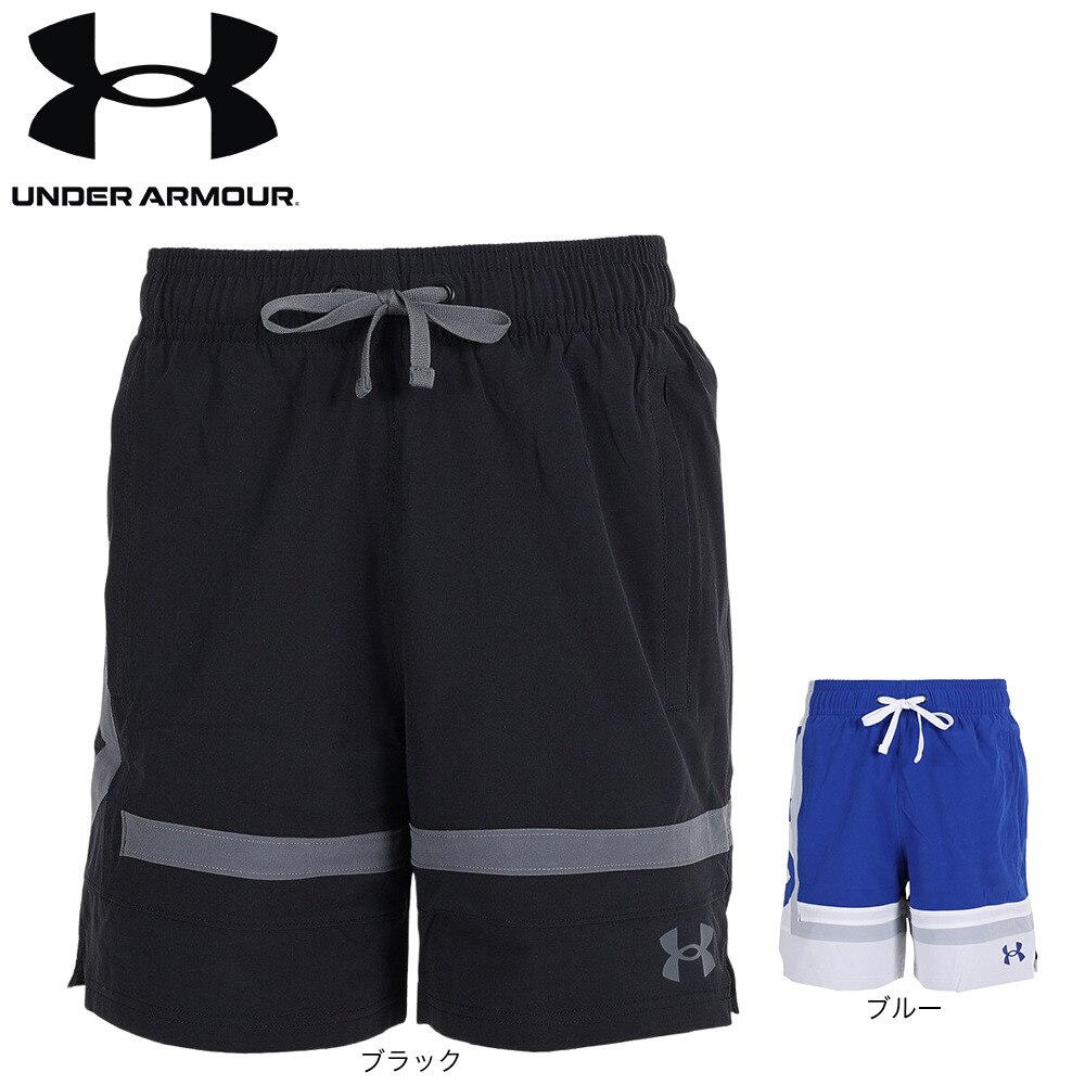 アンダーアーマー（UNDER ARMOUR）（メンズ）バスケットボールウェア バスパン Baseline Woven ショート1377309 400