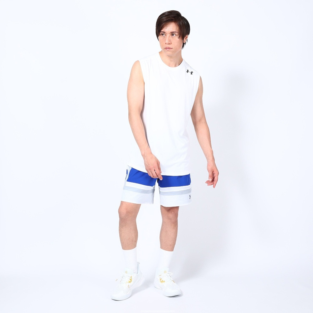 アンダーアーマー（UNDER ARMOUR）（メンズ）バスケットボールウェア バスパン Baseline Woven ショート1377309 400