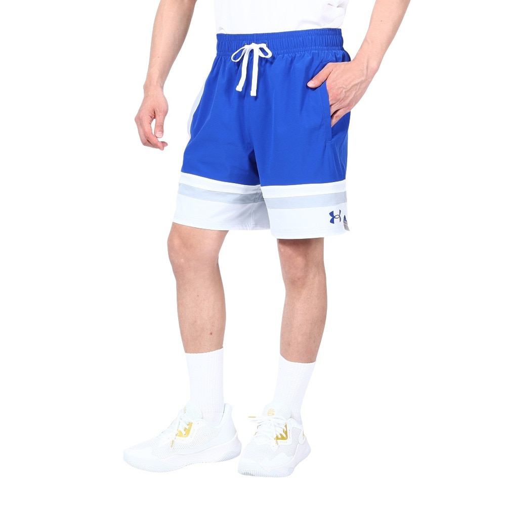 バスケットボール ウェア ハーフパンツ ブルー スポーツ用品はスーパースポーツゼビオ