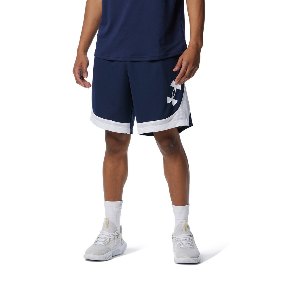 アンダーアーマー（UNDER ARMOUR）（メンズ）バスパン バスケットボールウェア ベースライン ショーツ 1378332 410