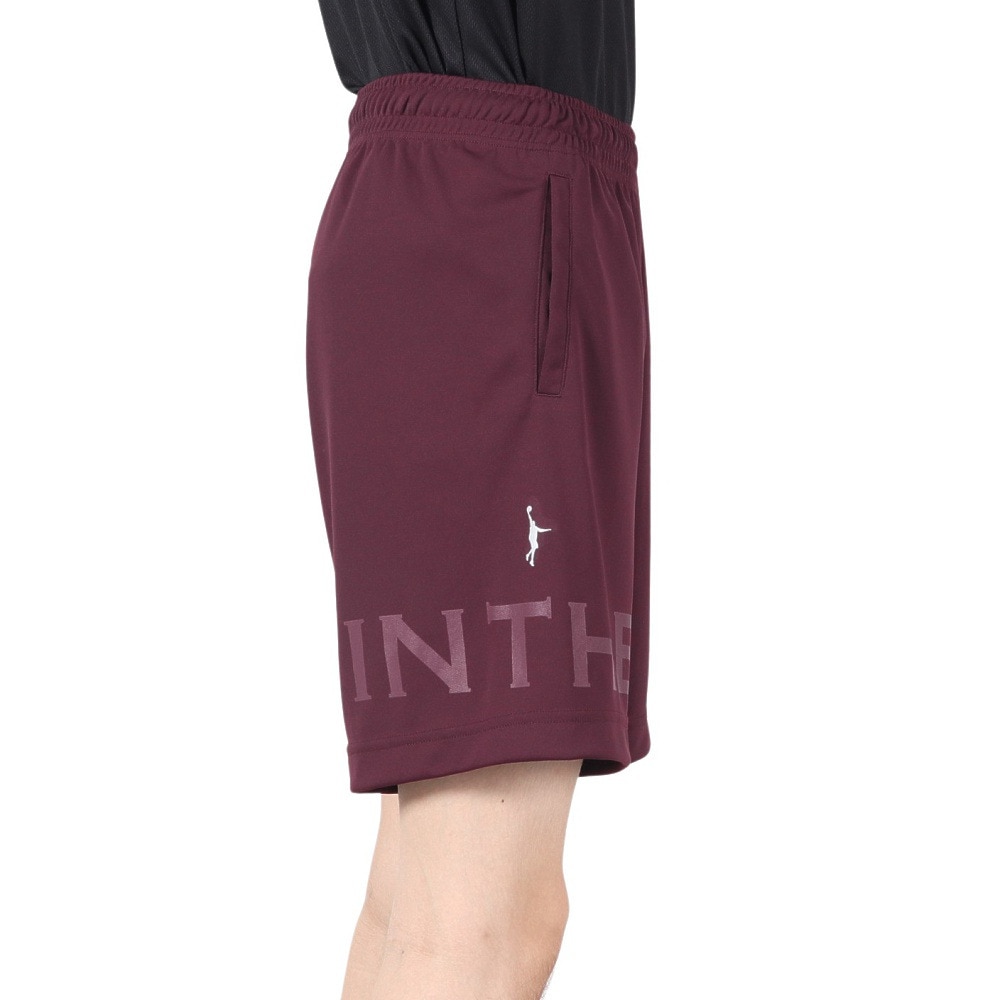 インザペイント（IN THE PAINT）（メンズ、レディース）バスパン バスケットボールウェア ショートパンツ ITP23311WINE