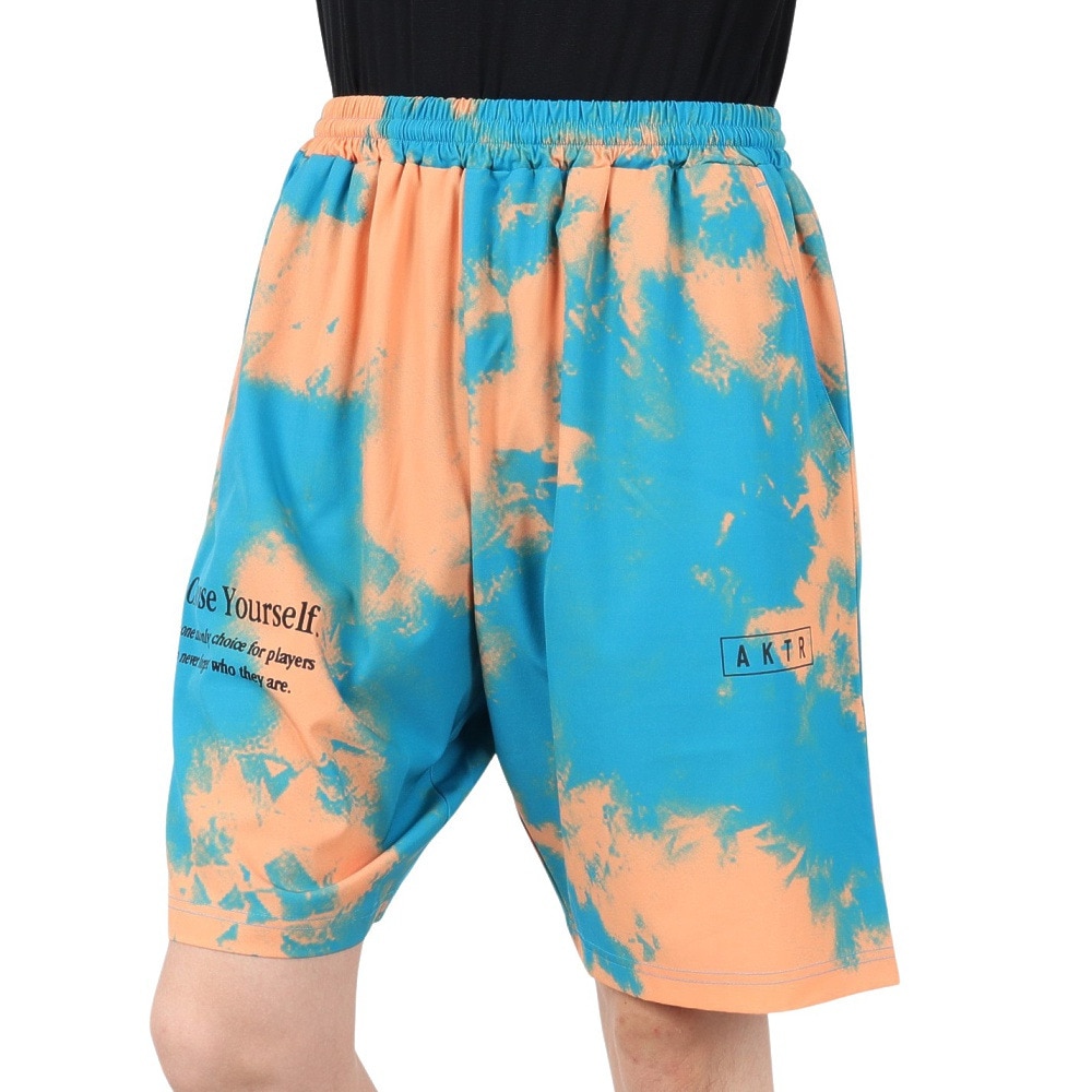 アクター（AKTR）（メンズ）バスケットボールウェア MIXTURE TIEDYE ショーツ BL 123-002002 BL