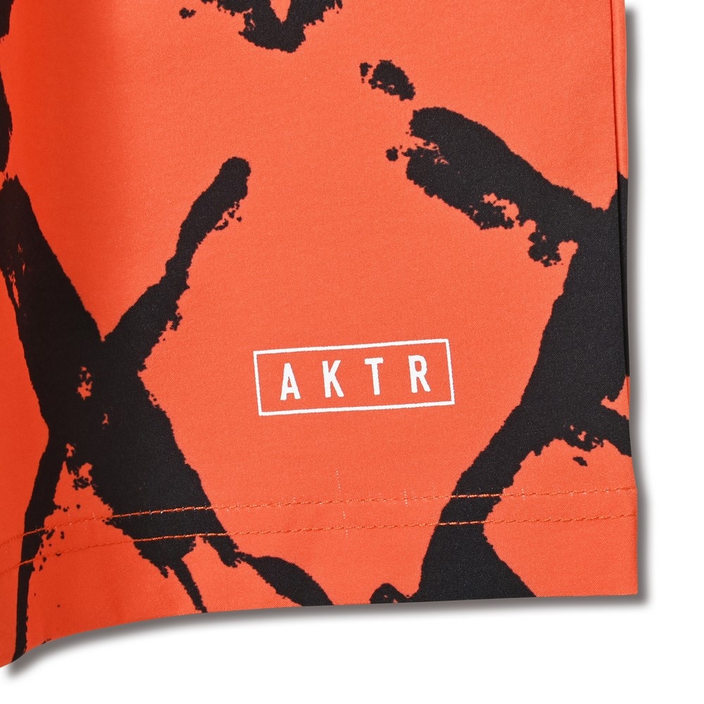 アクター（AKTR）（メンズ、レディース）バスケットボールウェア NETTING ショートワイドパンツ 123-003002 OR