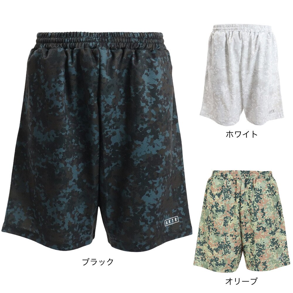 アクター（AKTR）（メンズ）バスパン バスケットボールウェア FLECKTARN ショートパンツ 123-012002 WH