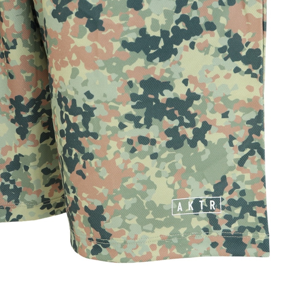 アクター（AKTR）（メンズ）バスパン バスケットボールウェア FLECKTARN CAMO ショーツ 123-012002 OL 速乾