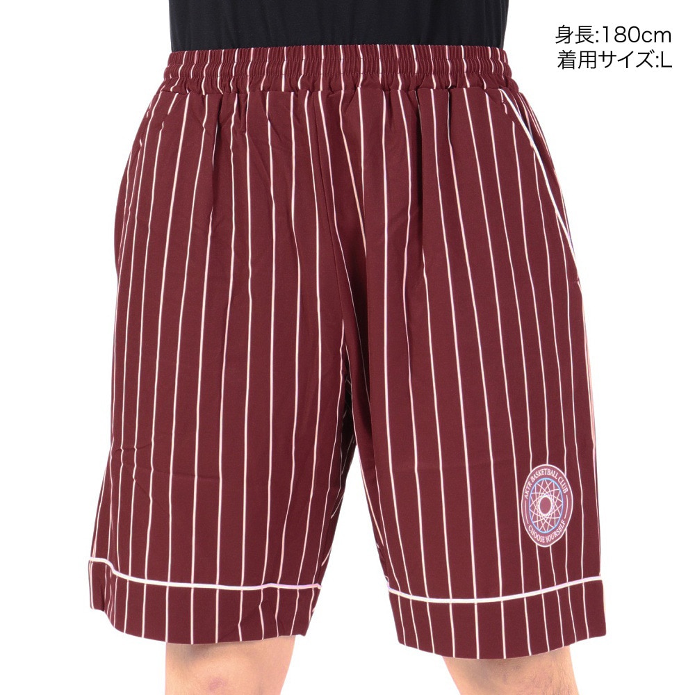 アクター（AKTR）（メンズ）バスケットボールウェア RETRO-CHIC PIPING ストライプ ショーツ 123-038002 BD 速乾
