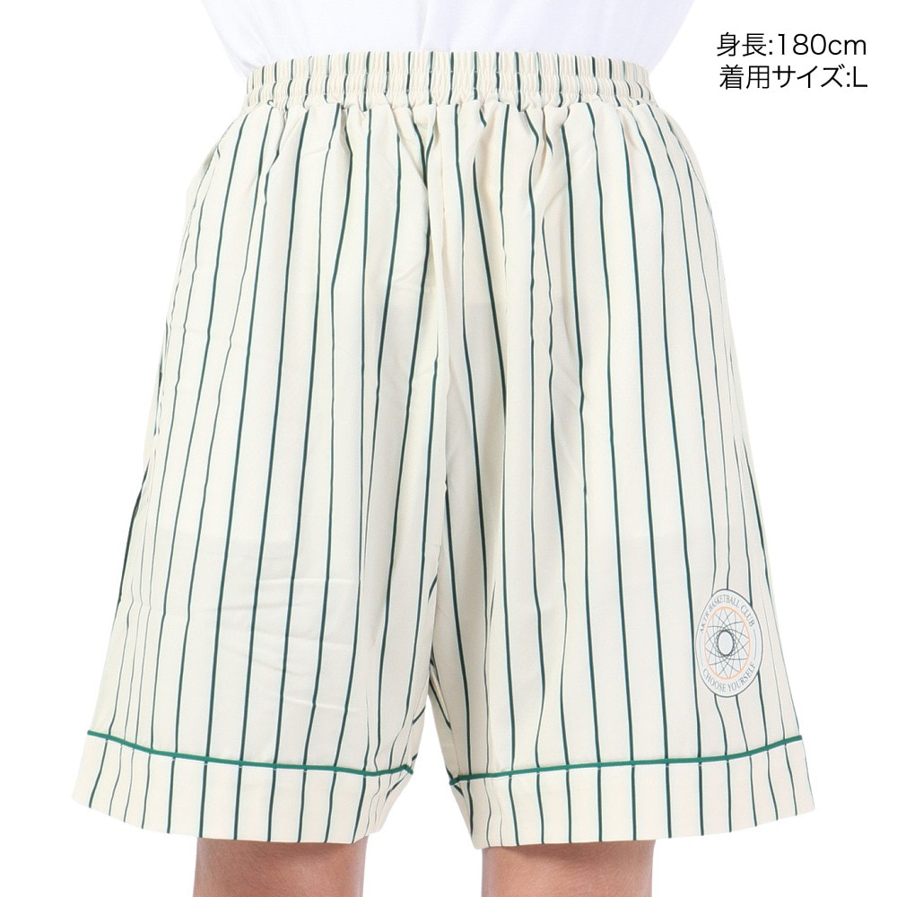 アクター（AKTR）（メンズ）バスケットボールウェア RETRO-CHIC PIPING ストライプ ショーツ 123-038002 CR 速乾