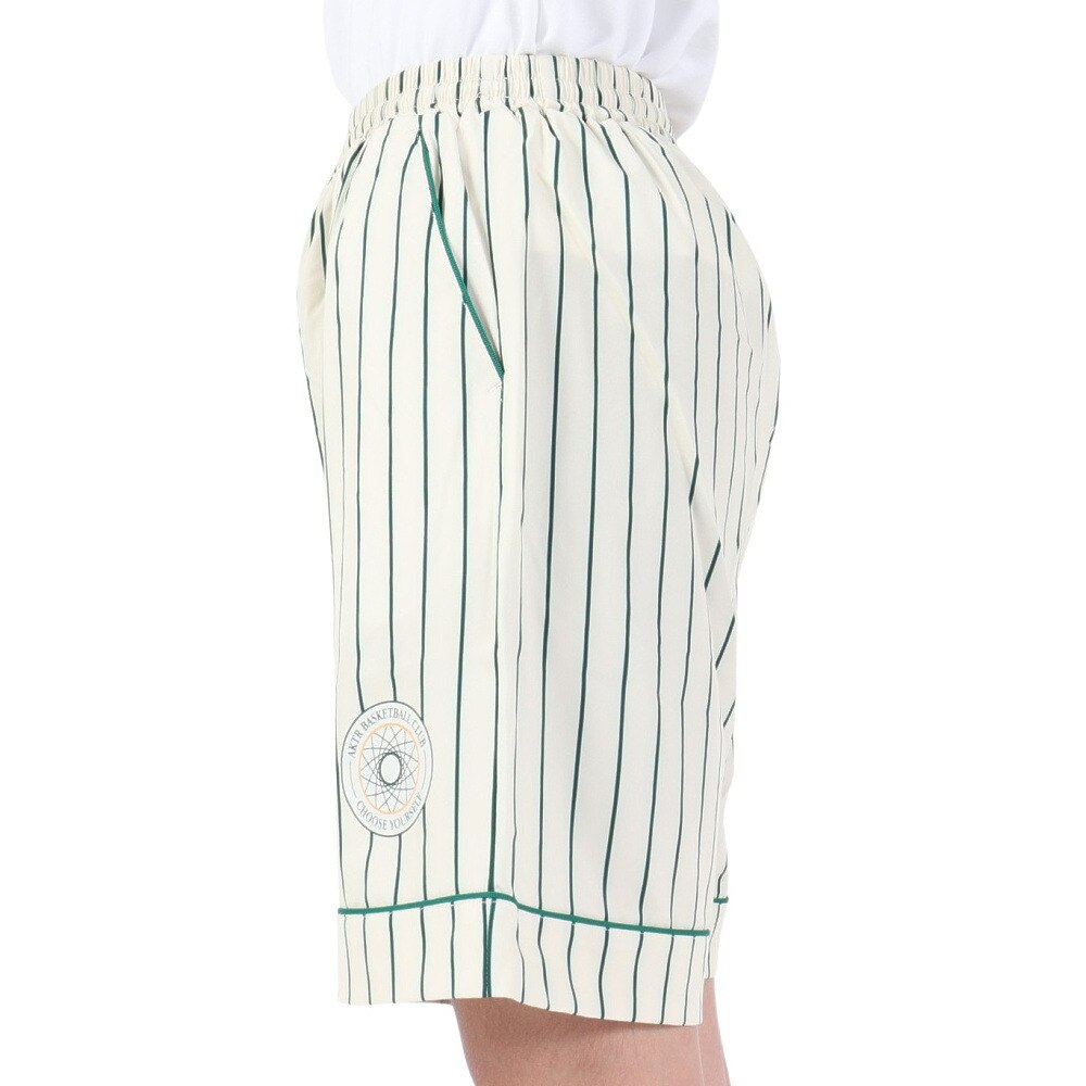 アクター（AKTR）（メンズ）バスケットボールウェア RETRO-CHIC PIPING ストライプ ショーツ 123-038002 CR 速乾