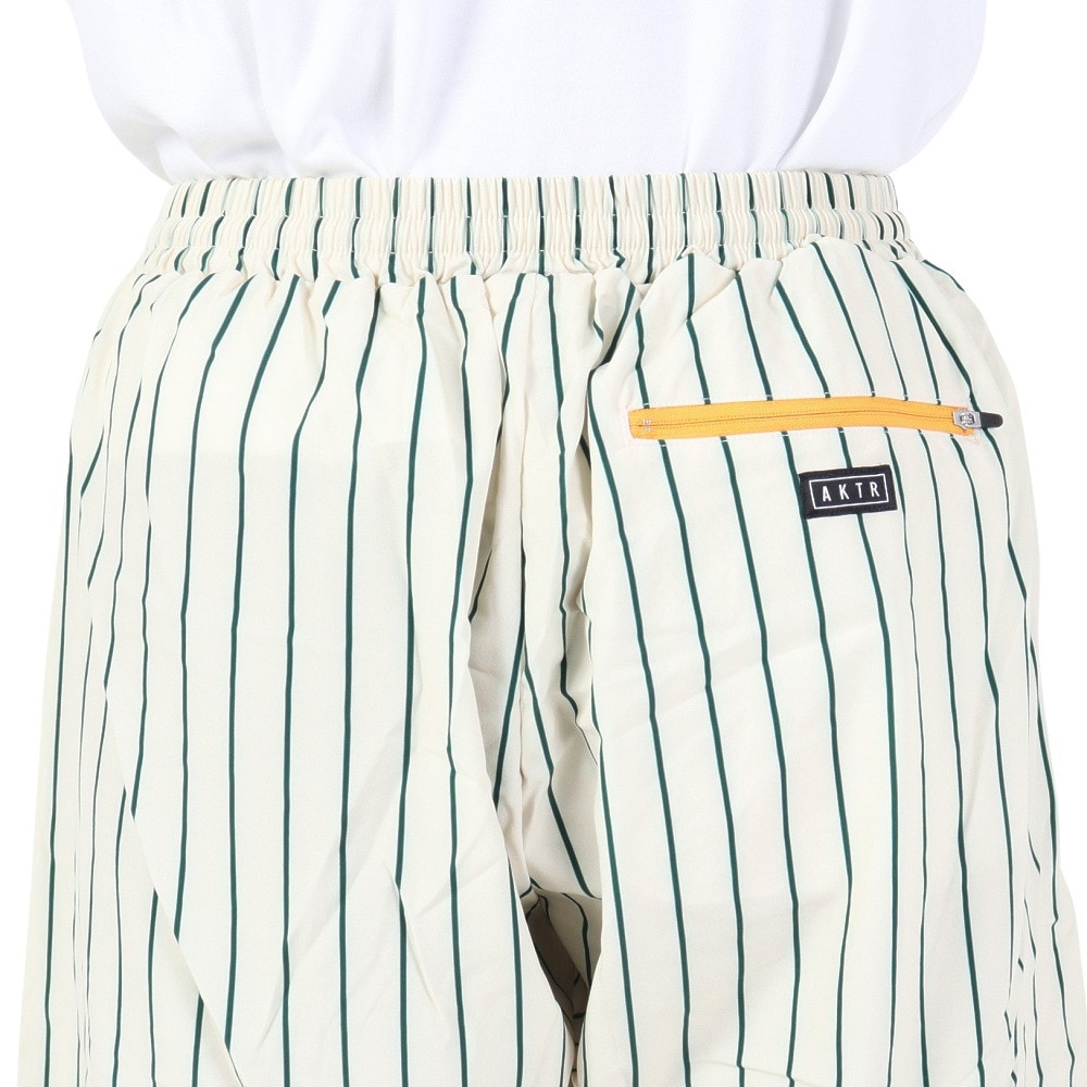 アクター（AKTR）（メンズ）バスケットボールウェア RETRO-CHIC PIPING ストライプ ショーツ 123-038002 CR 速乾