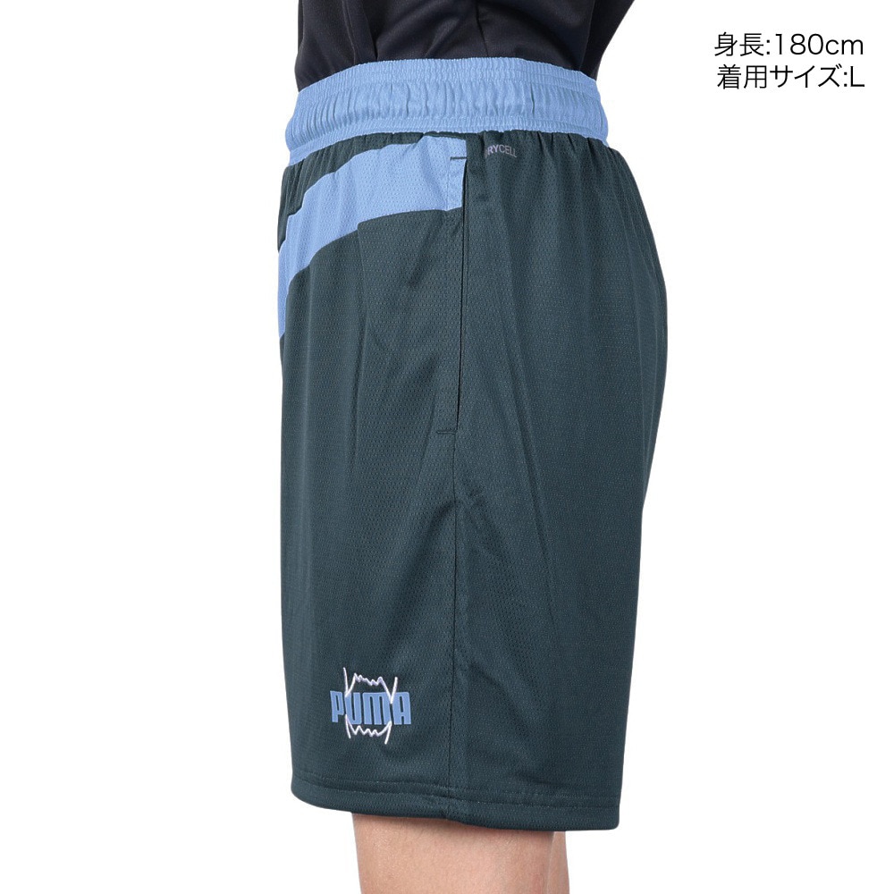 プーマ（PUMA）（メンズ）バスパン バスケットボールウェア フレアショーツ 53049117