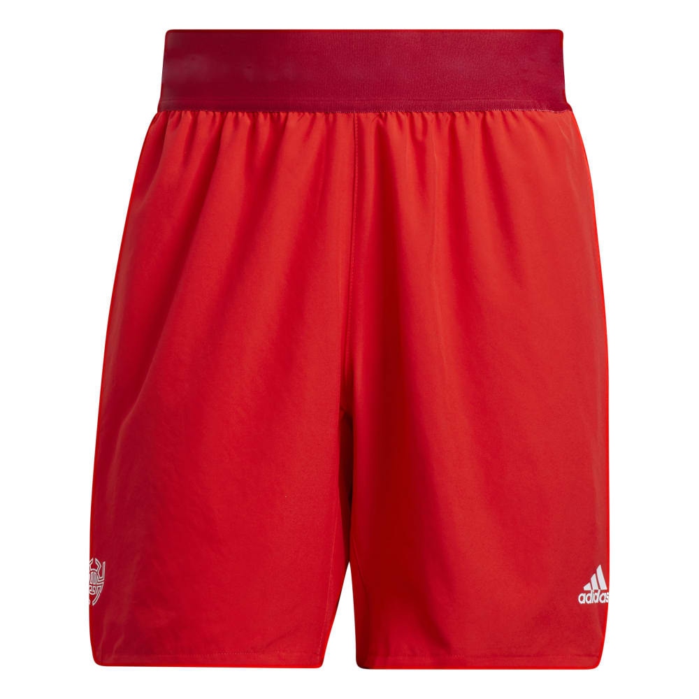アディダス（adidas）（メンズ）バスパン バスケットボールウェア ドノバン・ミッチェル ショーツ QB185-HI5823  スポーツ用品はスーパースポーツゼビオ