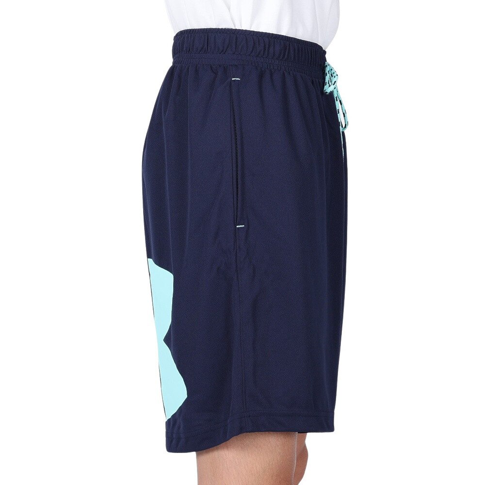 アンダーアーマー（UNDER ARMOUR）（メンズ）バスケットボールウェア ショートパンツ ベースライン ビッグロゴ ショーツ 1378333 410