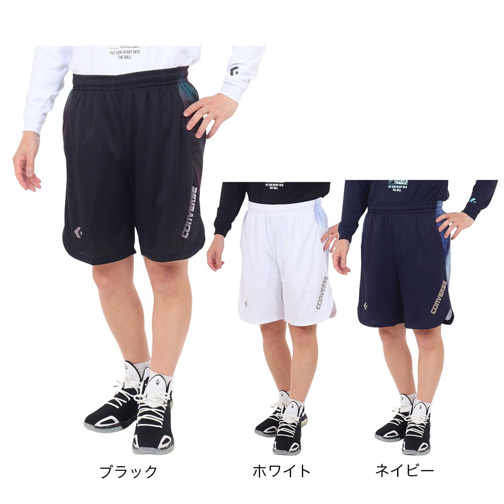 コンバース（CONVERSE）（メンズ）バスケットボールウェア プラクティスパンツ ポケット付き CB232865-2900 速乾