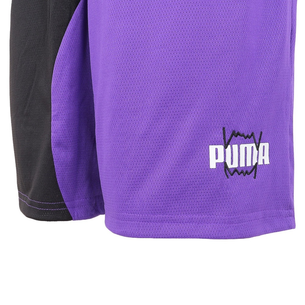 プーマ（PUMA）（メンズ）バスケットボールウェア リバーシブル フレア ショーツ 53049120