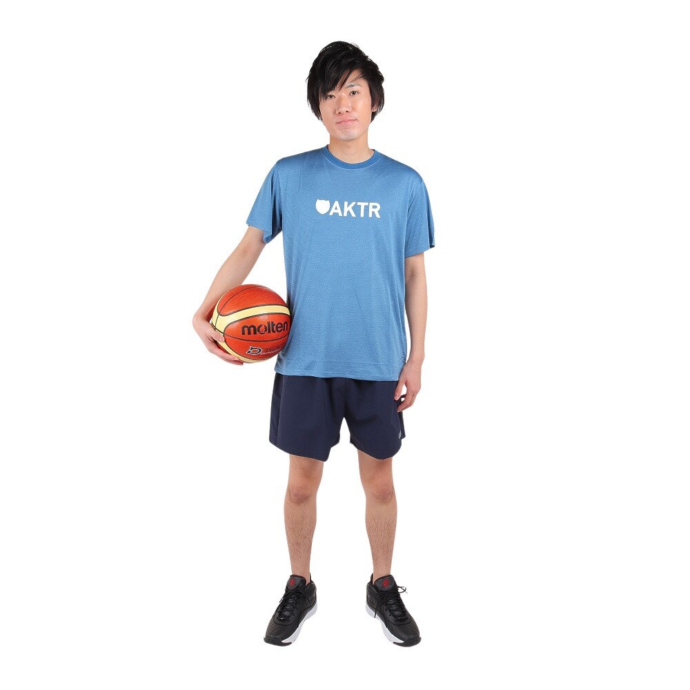 アクター（AKTR）（メンズ）バスケットボールウェア BASIC ショートワイドパンツ 523-016005 NV