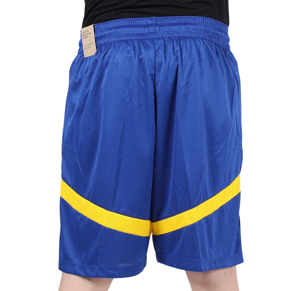 ナイキ（NIKE）（メンズ）バスケットボールウェア ゴールデンステート ウォリアーズ プラクティス アイコン+ NBA ショートパンツ FB4020-495