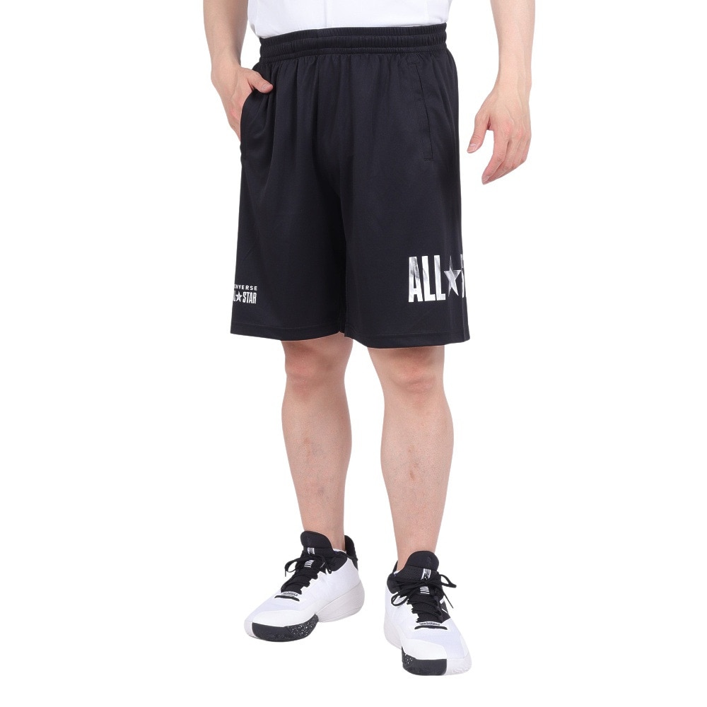 コンバース（CONVERSE）（メンズ、レディース）バスケットボールウェア プラクティスパンツ ポケット付き CB241860-1915 速乾