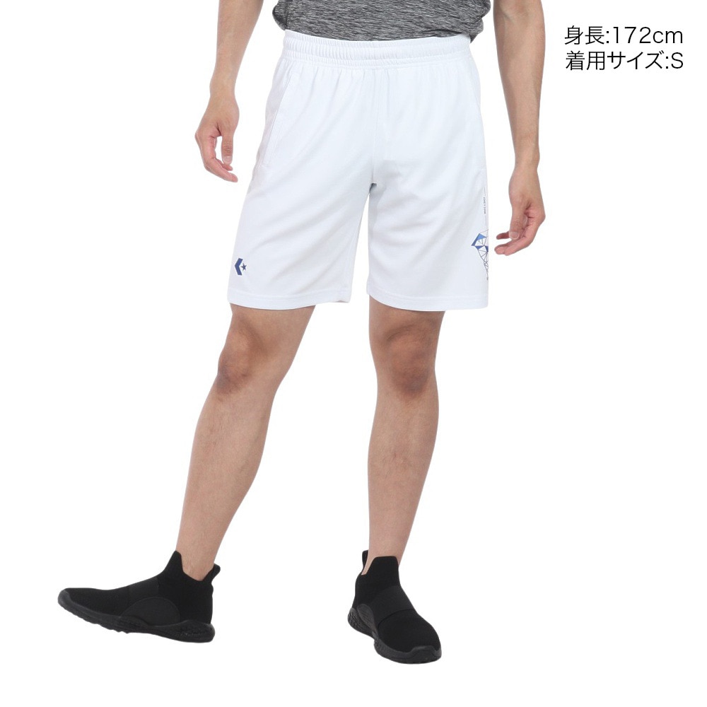 コンバース（CONVERSE）（メンズ、レディース）バスケットボールウェア プラクティスパンツ ポケット付き CB241870-1100 速乾
