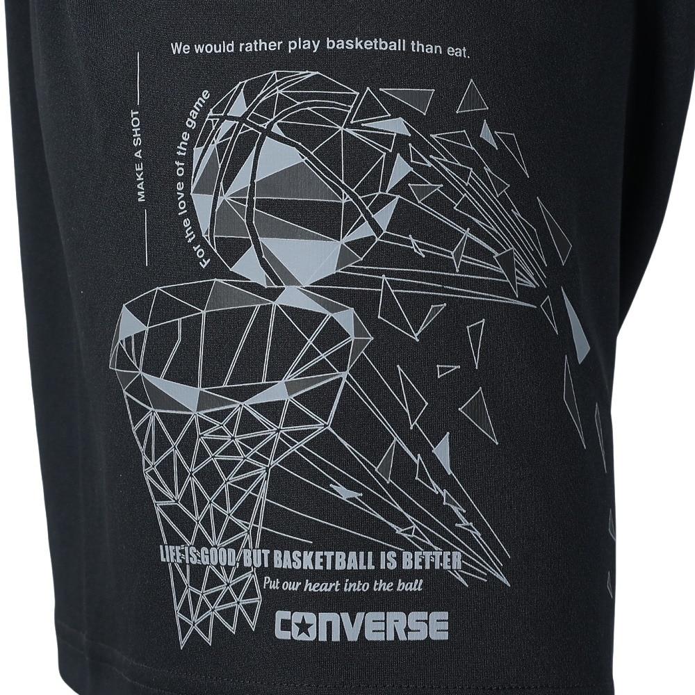 コンバース（CONVERSE）（メンズ、レディース）バスケットボールウェア プラクティスパンツ ポケット付き CB241870-1918 速乾
