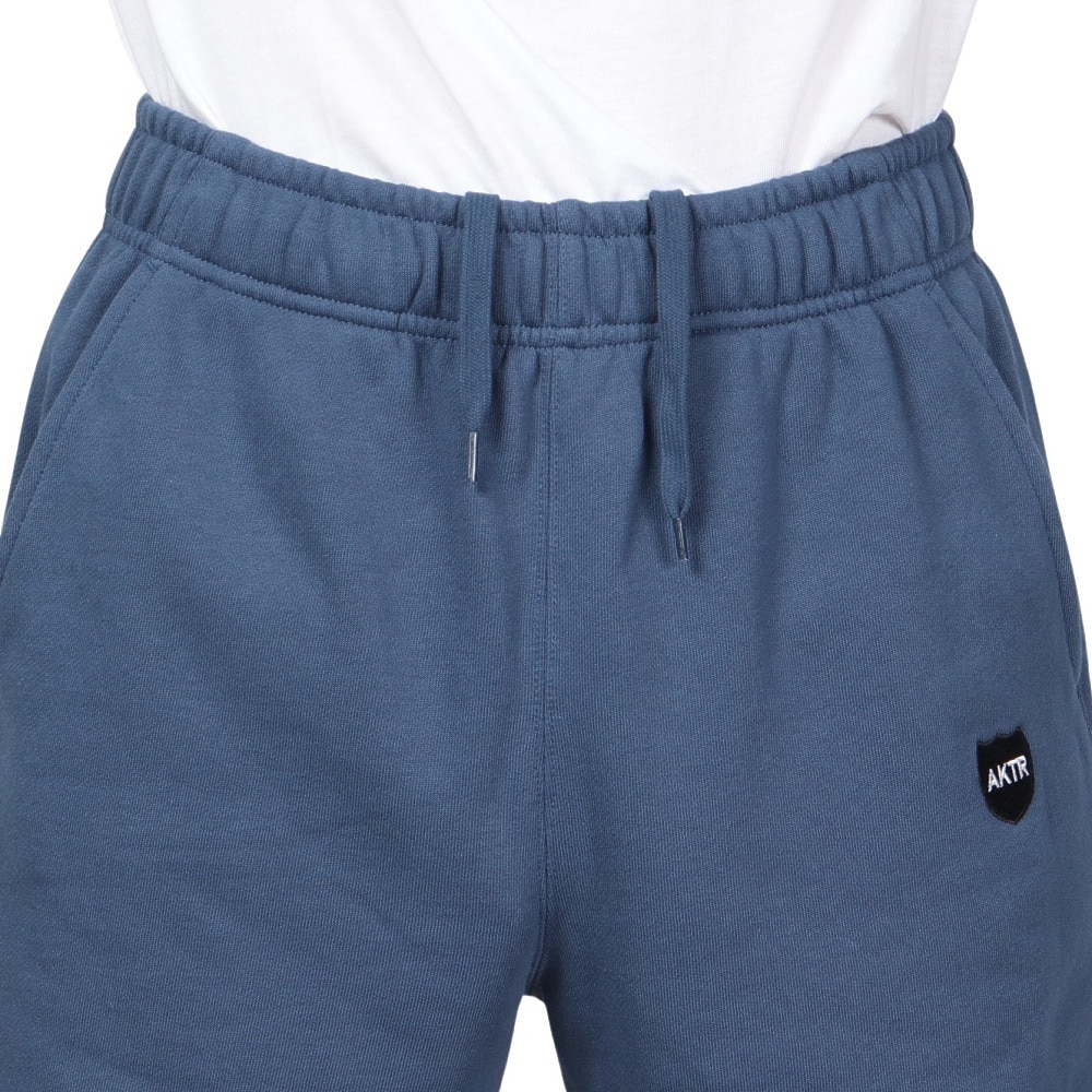 アクター（AKTR）（メンズ）バスケットボールウェア CLASSIC AKTR LOGO スウェット ショーツ 124-009002 BL