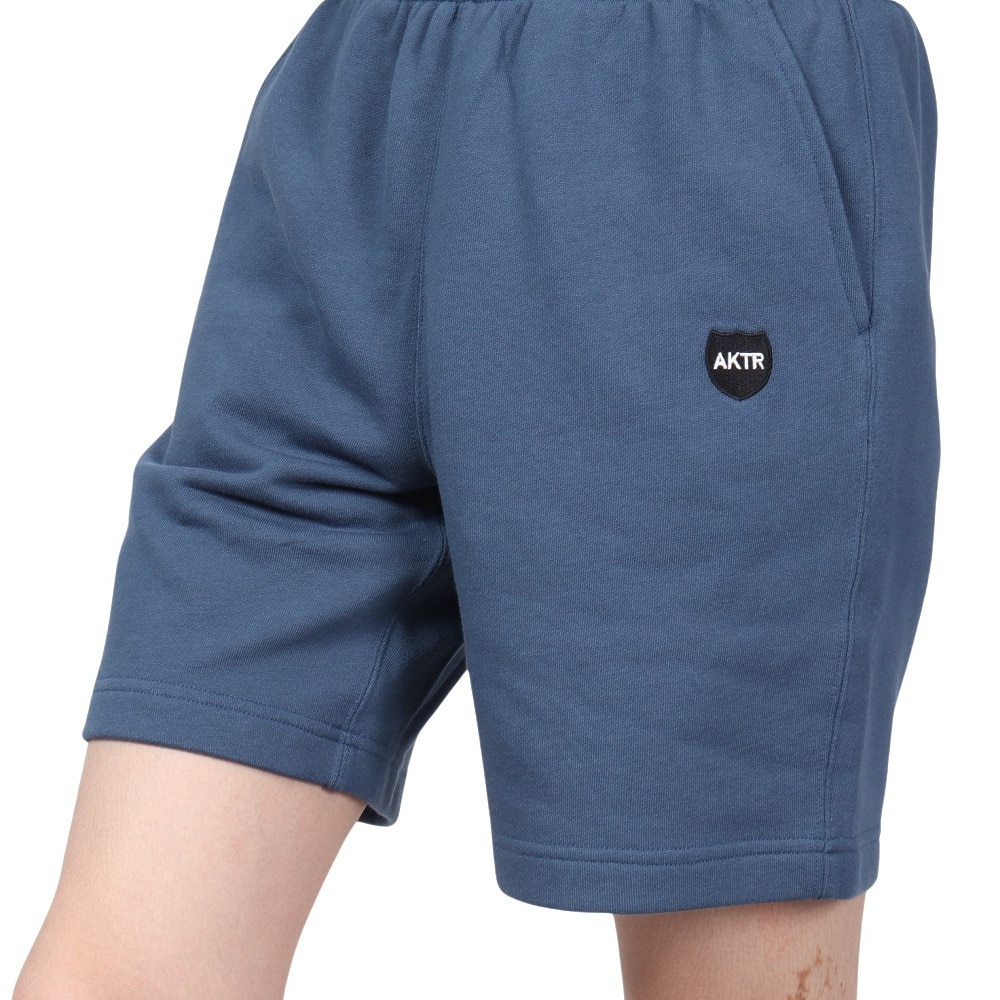 アクター（AKTR）（メンズ）バスケットボールウェア CLASSIC AKTR LOGO スウェット ショーツ 124-009002 BL