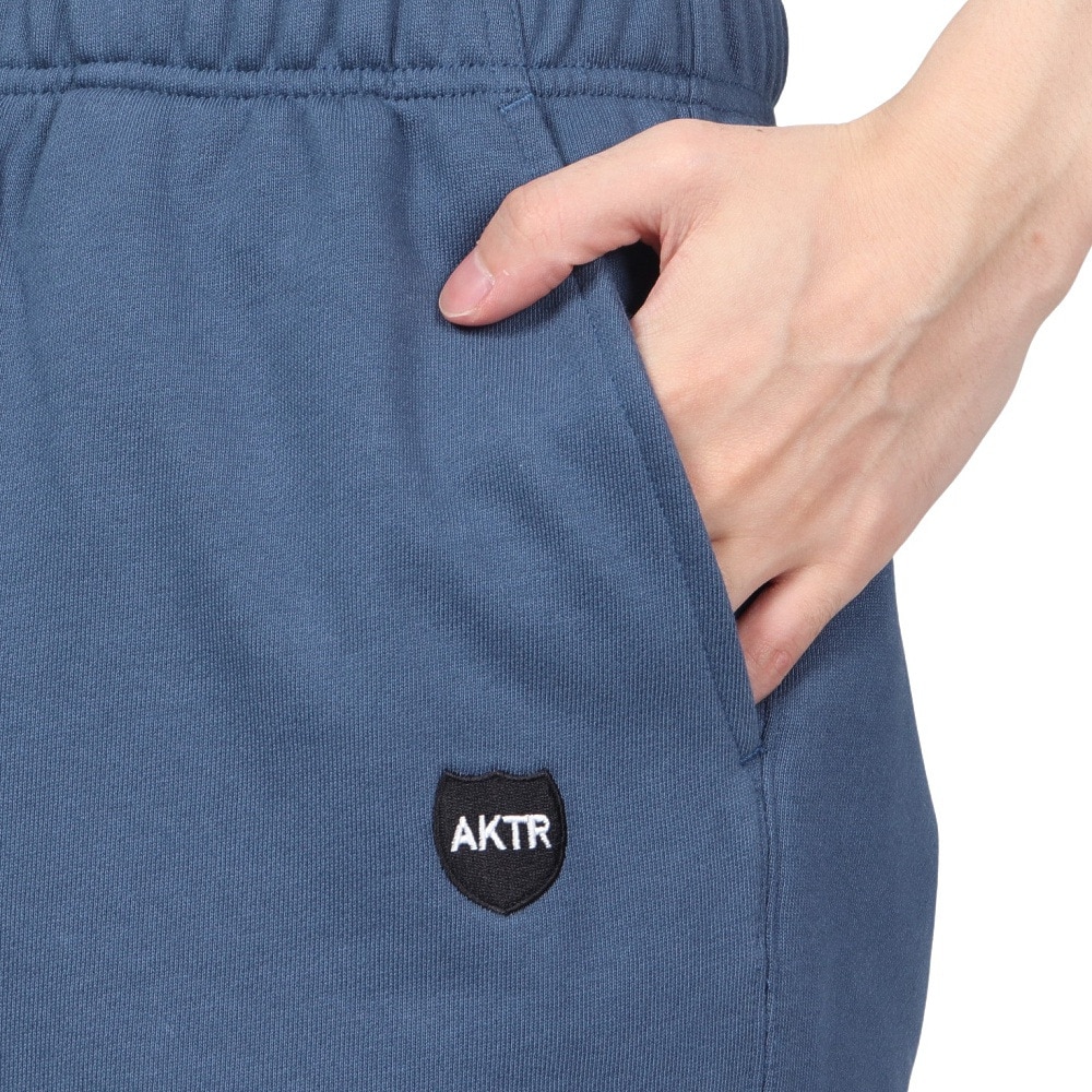 アクター（AKTR）（メンズ）バスケットボールウェア CLASSIC AKTR LOGO スウェット ショーツ 124-009002 BL