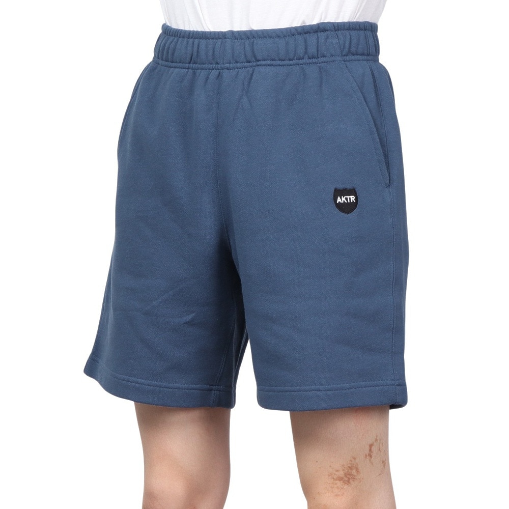 アクター（AKTR）（メンズ）バスケットボールウェア CLASSIC AKTR LOGO スウェット ショーツ 124-009002 BL