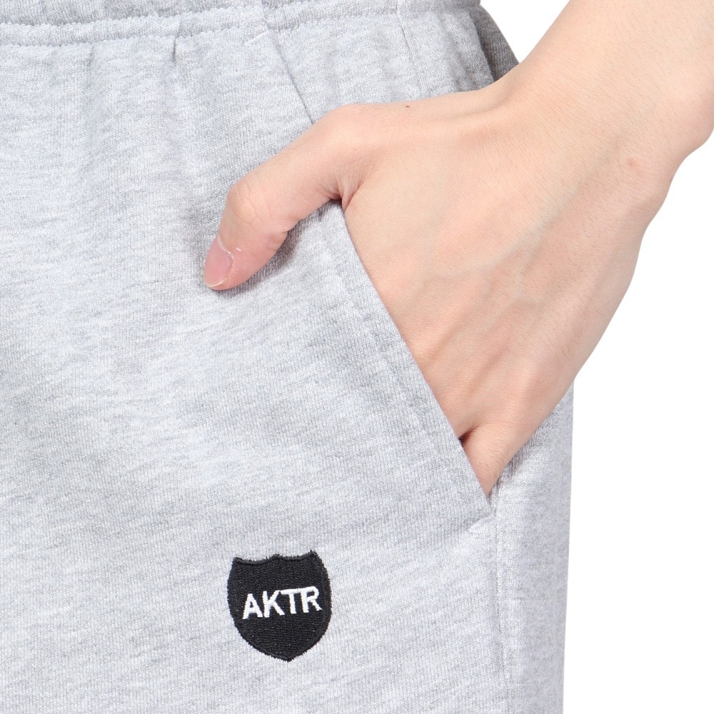 アクター（AKTR）（メンズ）バスケットボールウェア CLASSIC AKTR LOGO スウェット ショーツ 124-009002 GY
