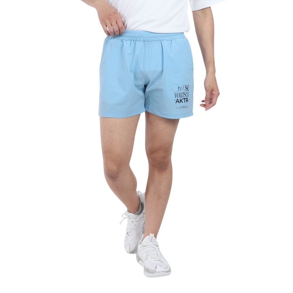 アクター（AKTR）（メンズ）バスケットボールウェア FEEL FREE WOVEN ショーツ 124-042002 BL